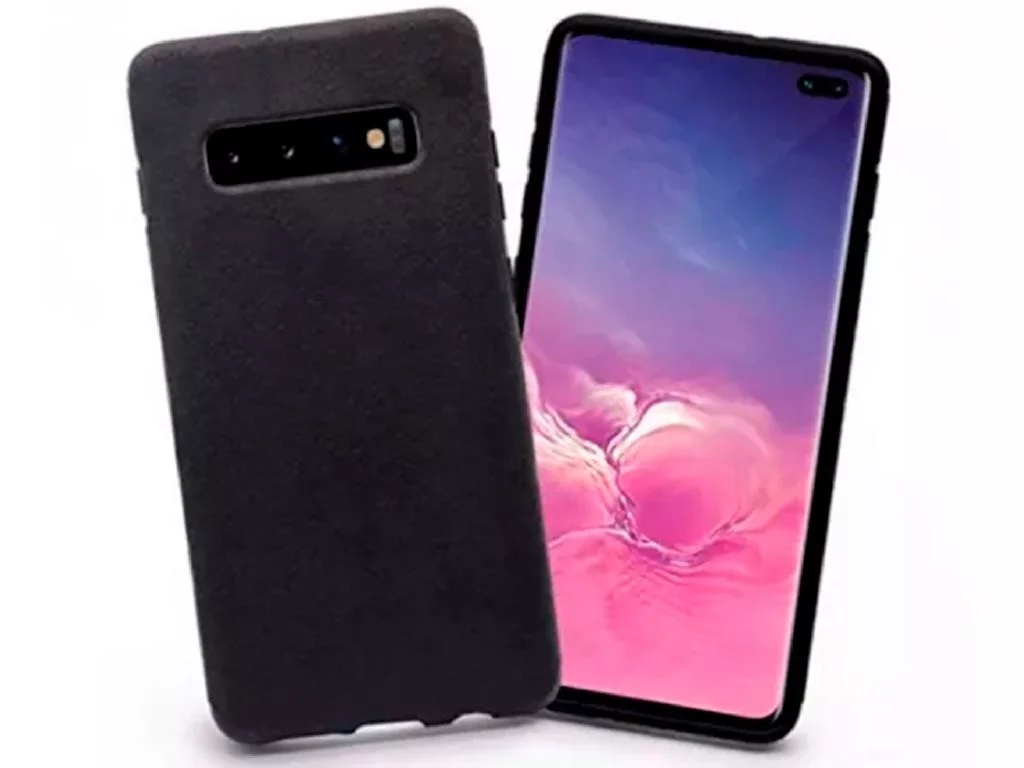 Чехол Helmet Alcantara V2 для Samsung Galaxy S10, чёрный