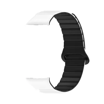 Curea Xiaomi Magnetic Redmi Watch 4/5/Band8Pro/9Pro White-Black