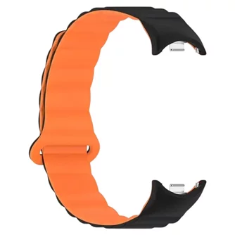 Curea Xiaomi Magnetic Smart Band 8/9/10 Black/Orange