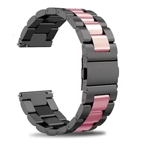 Image Ремешок Xiaomi Strap Metal 20mm Black Pink