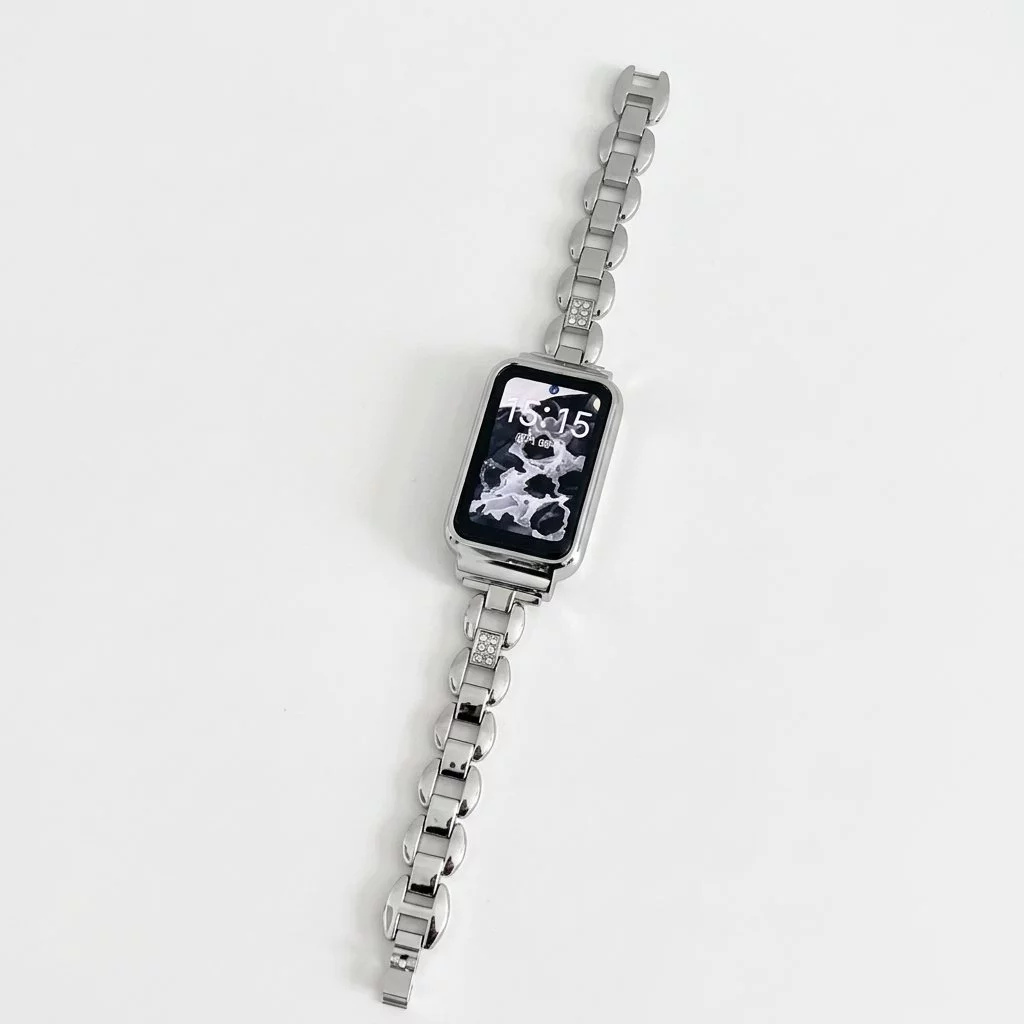 Ремешок Xiaomi Metal Smart Band 7 Pro Model A8 Silver