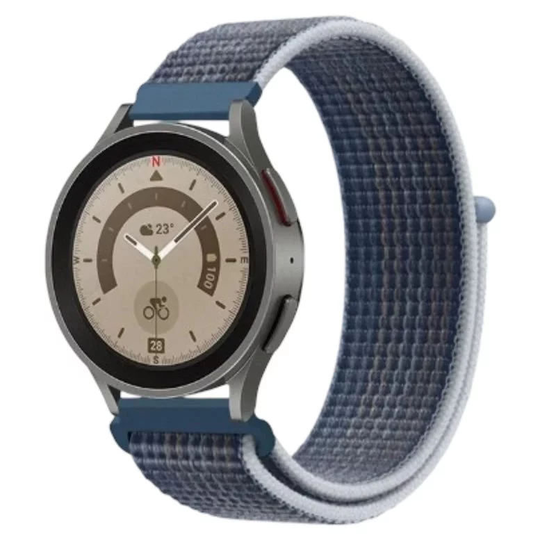 Curea Xiaomi Strap Nylon 22mm Storm Blue cu arici