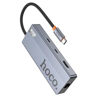 Adaptor HOCO HB52 Wow 8-in-1 Space Gray