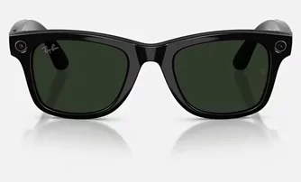 Ochelari inteligenți Ray-Ban Meta Wayfarer Gen 2 Shiny Black RW4012 Transitions Graphite Green S53