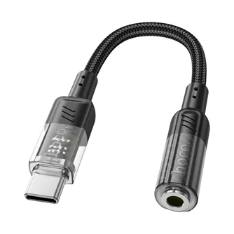 Adaptor HOCO LS37 Spirit Type-C to 3.5mm Gray