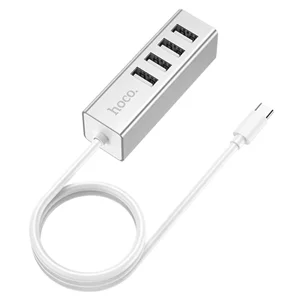 Image Adaptor HOCO HB1 4USB Line machine silver