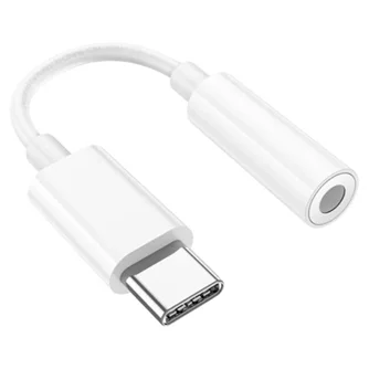 Adaptor HOCO LS35 Type-C to 3.5mm White