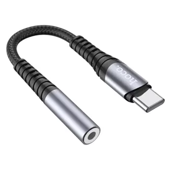 Adaptor HOCO LS33 Type-C to 3.5mm Metal Gray