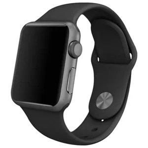 Image Curea Apple watch band 42-44 mm Silicone Black M/L