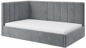 Image Кровать Relaxe Jolie 90x200 Siena 1013 Grey, левая