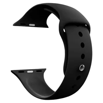 Curea Apple watch band 38-41mm Silicone Black