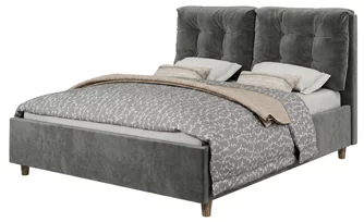 Кровать Relaxe Home Talin 160x200, London 15, серая