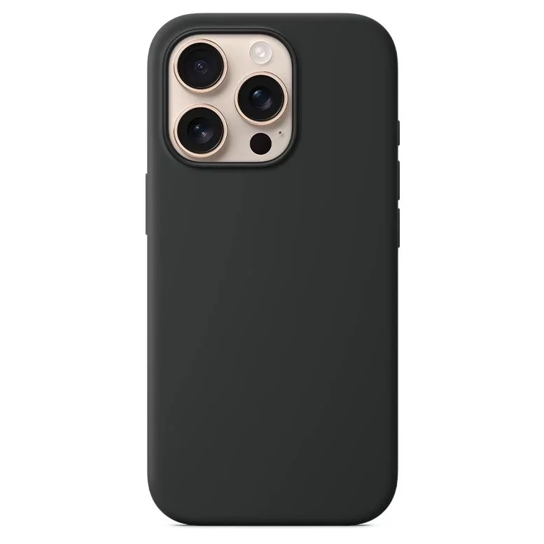 Husă Silicon Premium iPhone 16 Black MagSafe