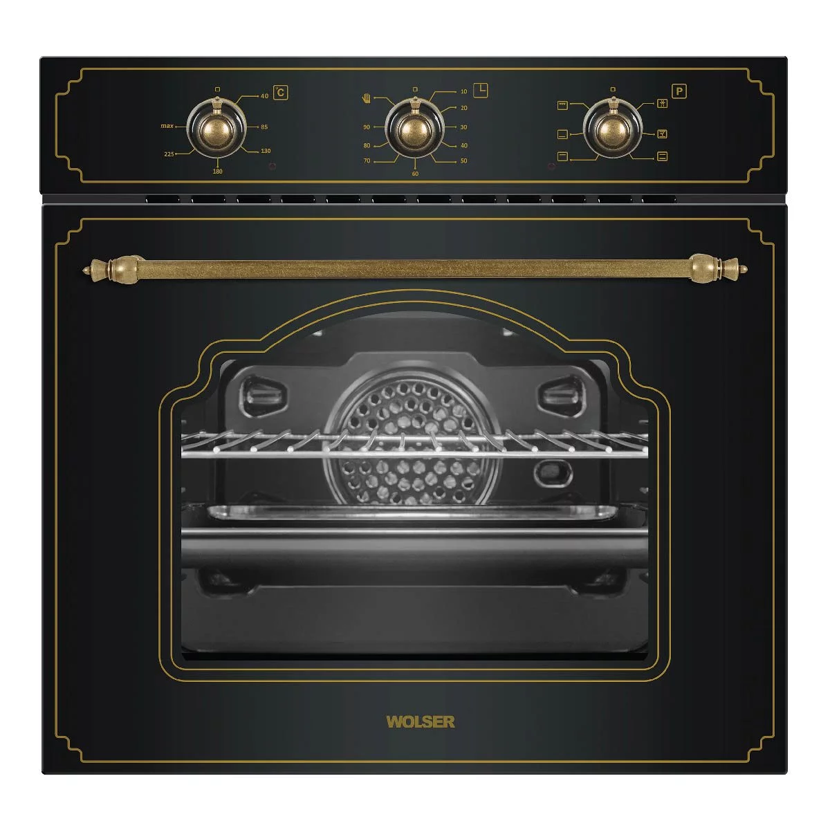 Встраиваемый духовой шкаф Wolser WL-F 66 Rustic Black G