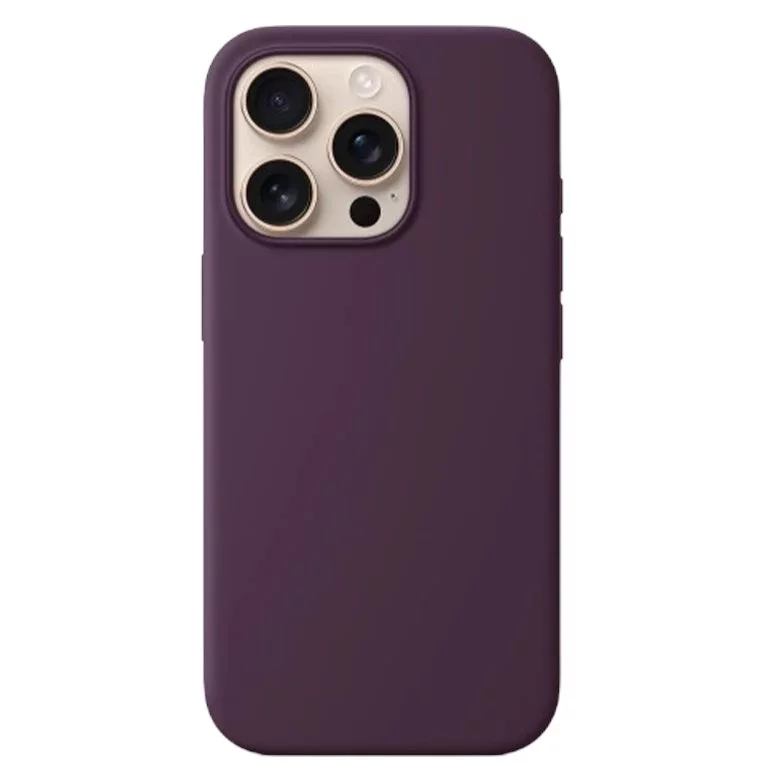 Husă Silicon Premium B iP16 Pro MagSafe Plum