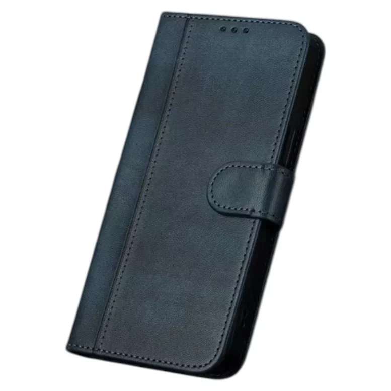 Husă Smooth/plain leather Redmi Note 15 4G Dark Blue