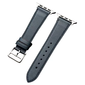 Ремешок Apple Watch real leather 42/44/45 mm Dark Blue
