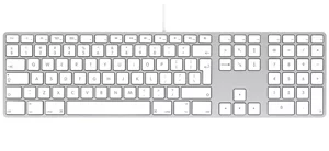 Image Клавиатура Apple A1243 USB White (MB110Z/B)