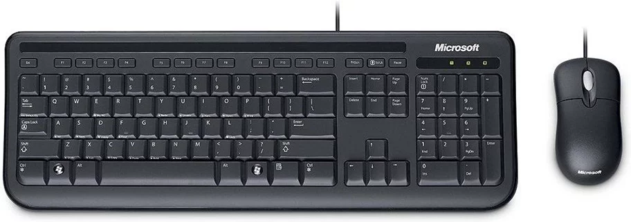 Image Комплект клавиатура + мышь Microsoft Wired Desktop 400 for Business USB Black (5MH-00016)