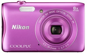 Image Цифровой фотоаппарат Nikon Coolpix S3700 (Pink)