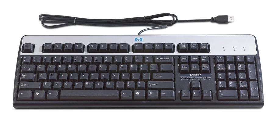 Image Клавиатура HP DT528A Standard English PS/2 (Black/Silver)