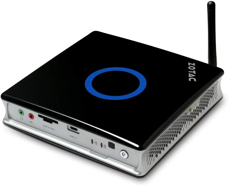 Image Неттоп Zotac ZBOX-MI531-BE Black (Intel Core i3-6100T, Intel HD Graphics 530)