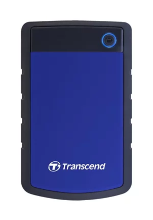 Внешний жесткий диск Transcend StoreJet 25H3B 1Tb Rubber Grey, Blue