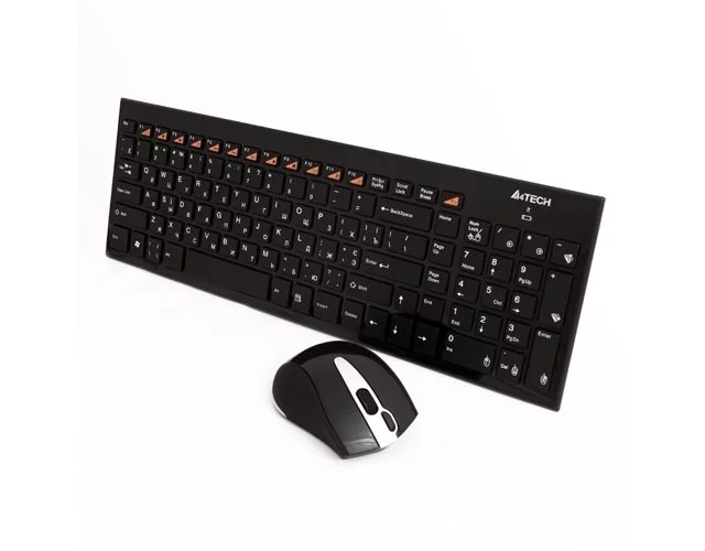 Image Беспроводной комплект клавиатура + мышь A4Tech 9500H USB Black