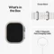 Image Ceas inteligent Apple Watch Ultra GPS + LTE 49mm MNH83 Titanium Case White Ocean Band