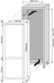 Image Frigider incorporabil CANDY BCBF 182 N