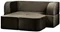 Image Бескаркасный диван Edka Vega 160/200/40 M8 темно-коричневый