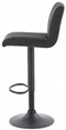 Image Scaun de bar Halmar H89 Black, Grey
