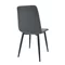 Image Стул для кухни DP DC-90P N21 Catifea Dark Grey+Black Legs