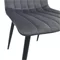 Image Стул для кухни DP DC-90P N21 Catifea Dark Grey+Black Legs