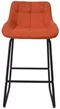 Image Барный стул DP Nicole CFS Hoker LB Soro-51 Black Leg Orange