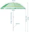 Image Umbrelă de gradină Royokamp 1036205 Green