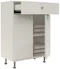Image Шкаф Haaus Zaria 1Я2Д White, White Gloss