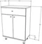 Image Шкаф Haaus Zaria 1Я2Д White, White Gloss