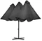 Image Umbrelă de gradină Blumfeldt Twin Peaks Grey