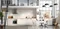 Image Раскладной стол Ikea Vangsta 120/180x75 White