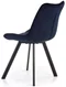 Image Scaun de bucatarie Halmar K332 Black, Blue