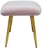 Image Табурет Tempo Kondela Terona Light Pink, Golden