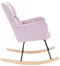 Image Кресло-качалка Tempo Kondela Kemaro Pink