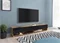 Image Tumba pentru TV Mirjan24 Adenik/Cabinet A 180 Black Gloss, Wotan Oak