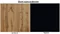 Image Tumba pentru TV Mirjan24 Adenik/Cabinet A 180 Black Gloss, Wotan Oak