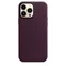 Image Чехол Original iPhone 13 Pro Max Leather Case with MagSafe Dark Chery