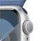 Image Ceas inteligent Apple Watch Series 9 GPS 41mm MR923 Silver Aluminium Case Winter Blue Sport Loop