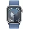 Ceas inteligent Apple Watch Series 9 GPS 45mm MR9F3 Silver Aluminium Case, Winter Blue Sport Loop