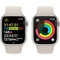 Image Ceas inteligent Apple Watch Series 9 GPS 45mm MR973 Starlight Aluminium Starlight Sport Band M/L