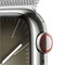 Image Ceas inteligent Apple Watch Series 9 GPS+LTE 45mm MRMQ3 Silver St.Steel Case Silver Milanese Loop